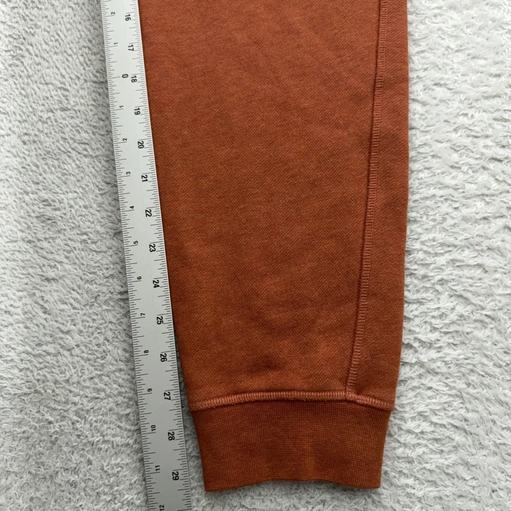Figs Tansen Jogger Pants Rust Orange Fleece Lined W22LW2006 Mens XS